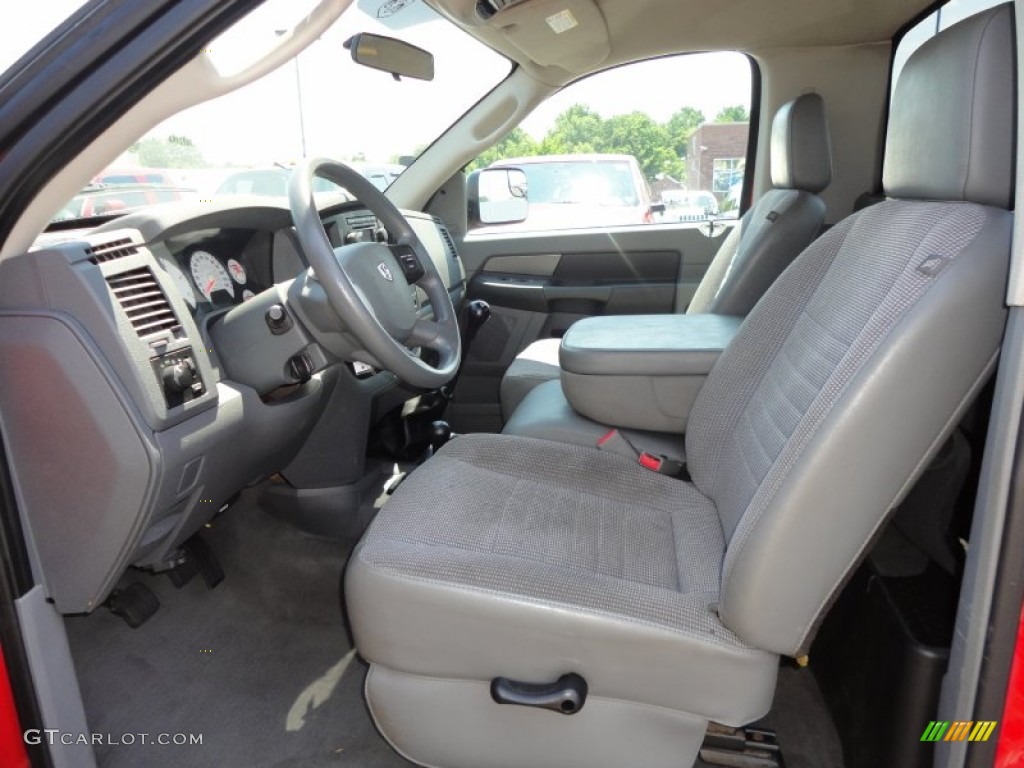 Medium Slate Gray Interior 2008 Dodge Ram 2500 Sxt Regular