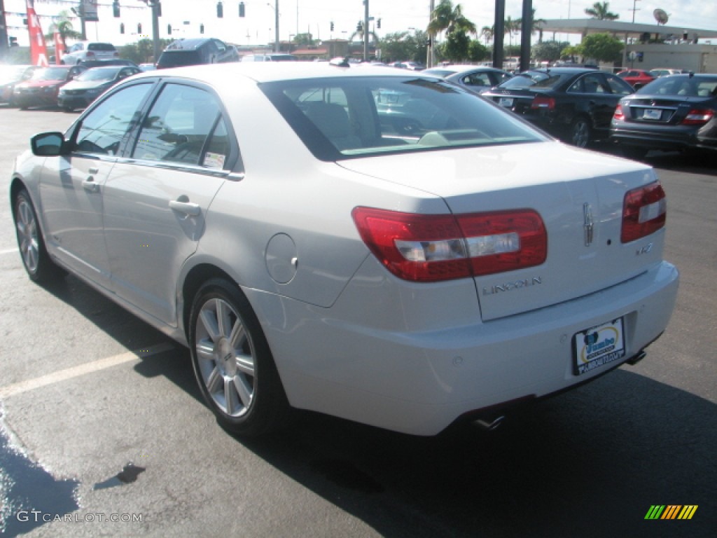 2008 MKZ Sedan - White Suede / Sand photo #7