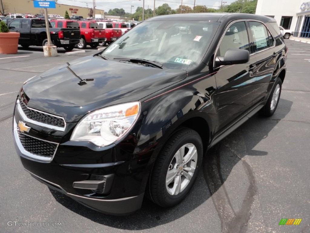Black 2012 Chevrolet Equinox LS Exterior Photo #52575512
