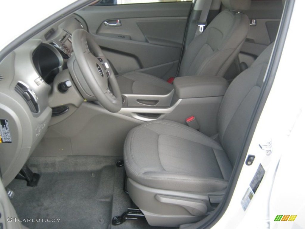 Alpine Gray Interior 2012 Kia Sportage LX Photo #52575584