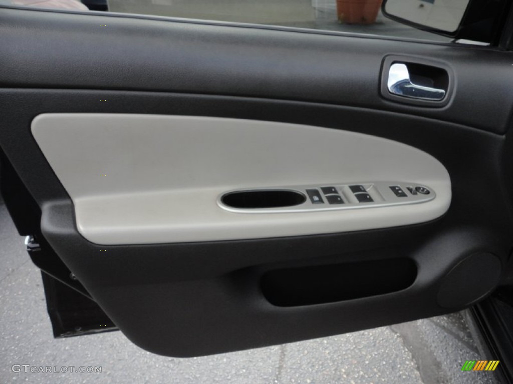 2009 Chevrolet Cobalt SS Sedan Ebony/Gray UltraLux Door Panel Photo #52575998