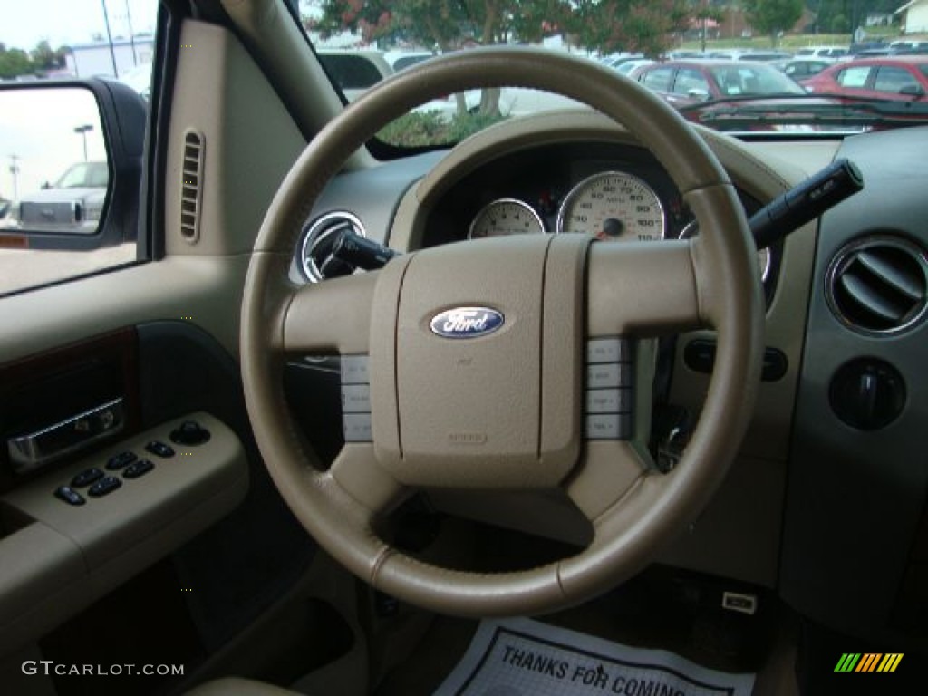 2006 F150 XLT SuperCrew 4x4 - Oxford White / Tan photo #25