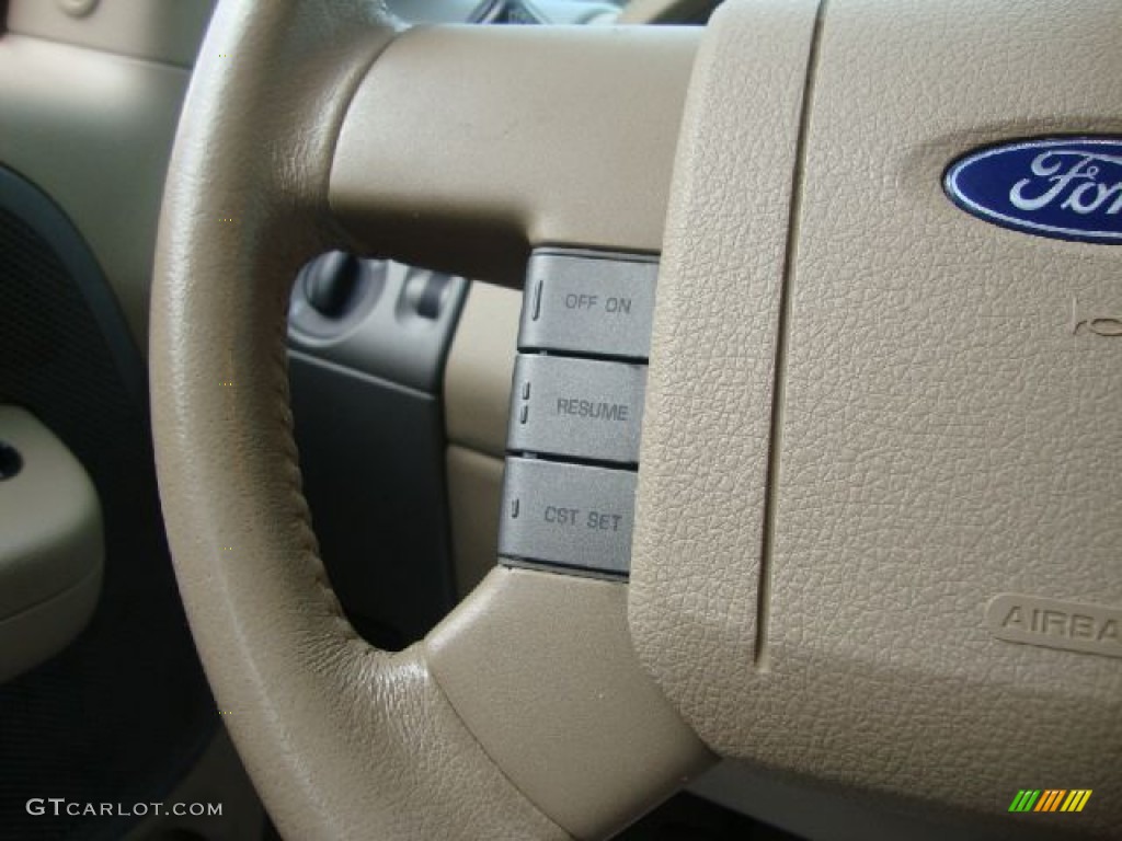 2006 F150 XLT SuperCrew 4x4 - Oxford White / Tan photo #27