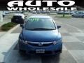 Atomic Blue Metallic - Civic LX Sedan Photo No. 2