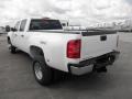 Summit White 2011 GMC Sierra 3500HD Work Truck Crew Cab 4x4 Dually Exterior