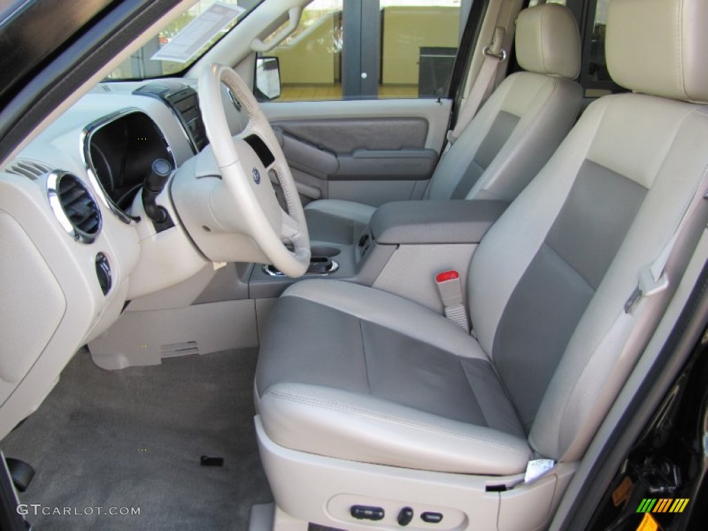 2007 Explorer XLT 4x4 - Black / Stone photo #3