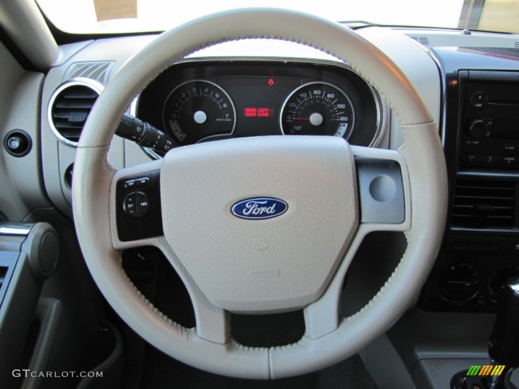 2007 Explorer XLT 4x4 - Black / Stone photo #6