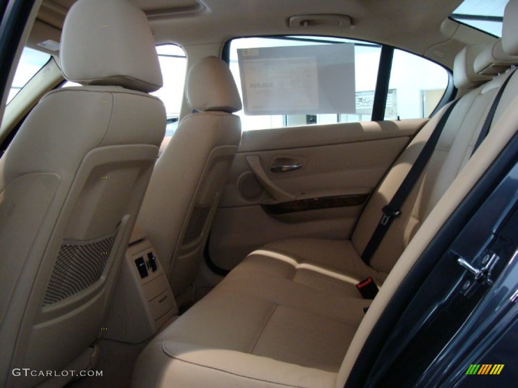 2008 3 Series 335i Sedan - Sparkling Graphite Metallic / Beige photo #7