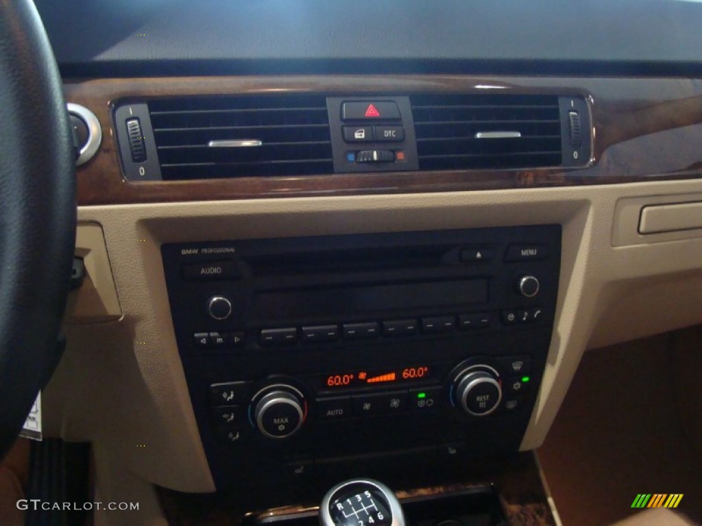 2008 3 Series 335i Sedan - Sparkling Graphite Metallic / Beige photo #14