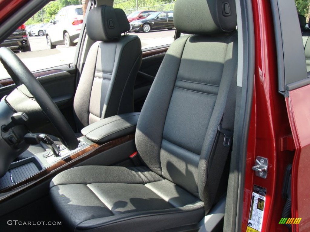 Black Interior 2010 BMW X5 xDrive30i Photo #52579637