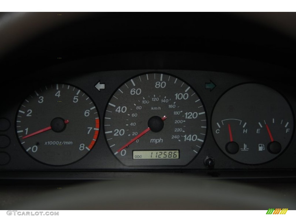 2000 Mazda 626 LX Gauges Photo #52579739