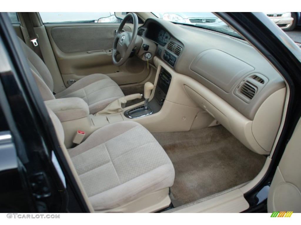 Beige Interior 2000 Mazda 626 LX Photo #52579925