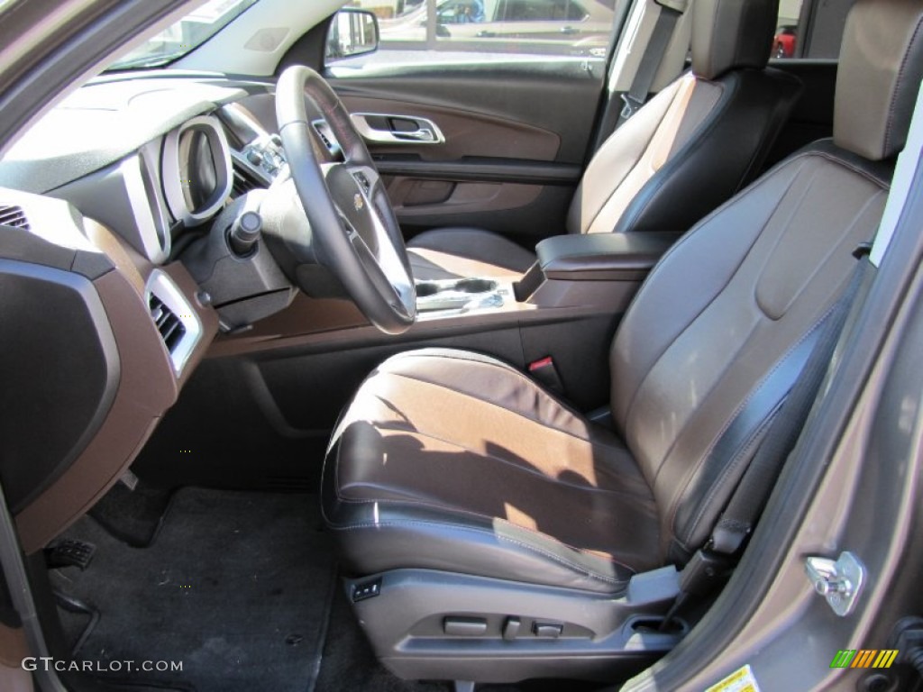 2010 Equinox LTZ AWD - Mocha Steel Metallic / Jet Black/Brownstone photo #3