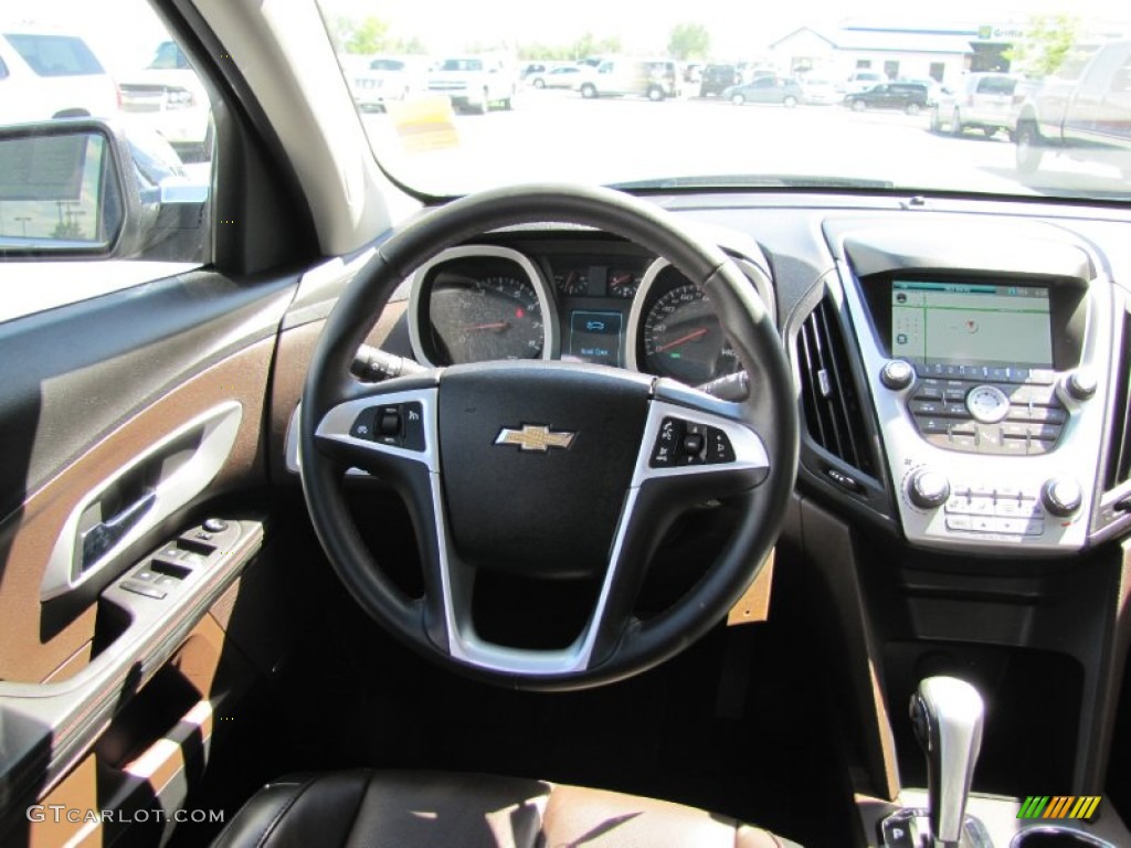 2010 Equinox LTZ AWD - Mocha Steel Metallic / Jet Black/Brownstone photo #4