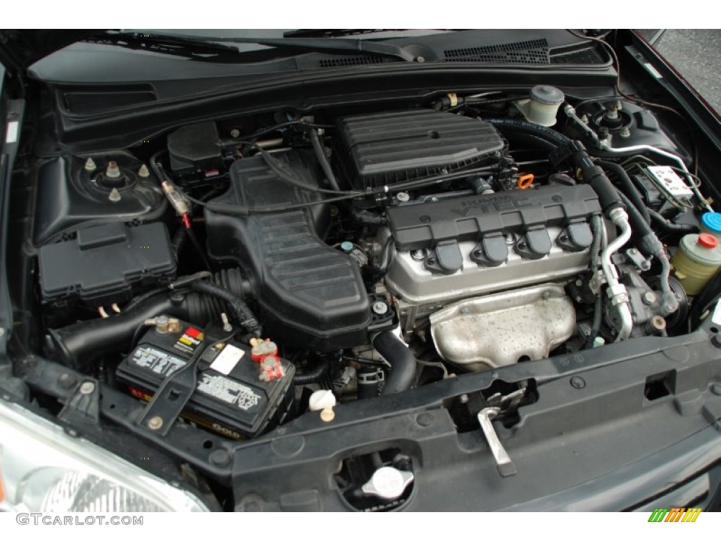 2001 Honda Civic EX Sedan 1.7L SOHC 16V 4 Cylinder Engine Photo #52580792