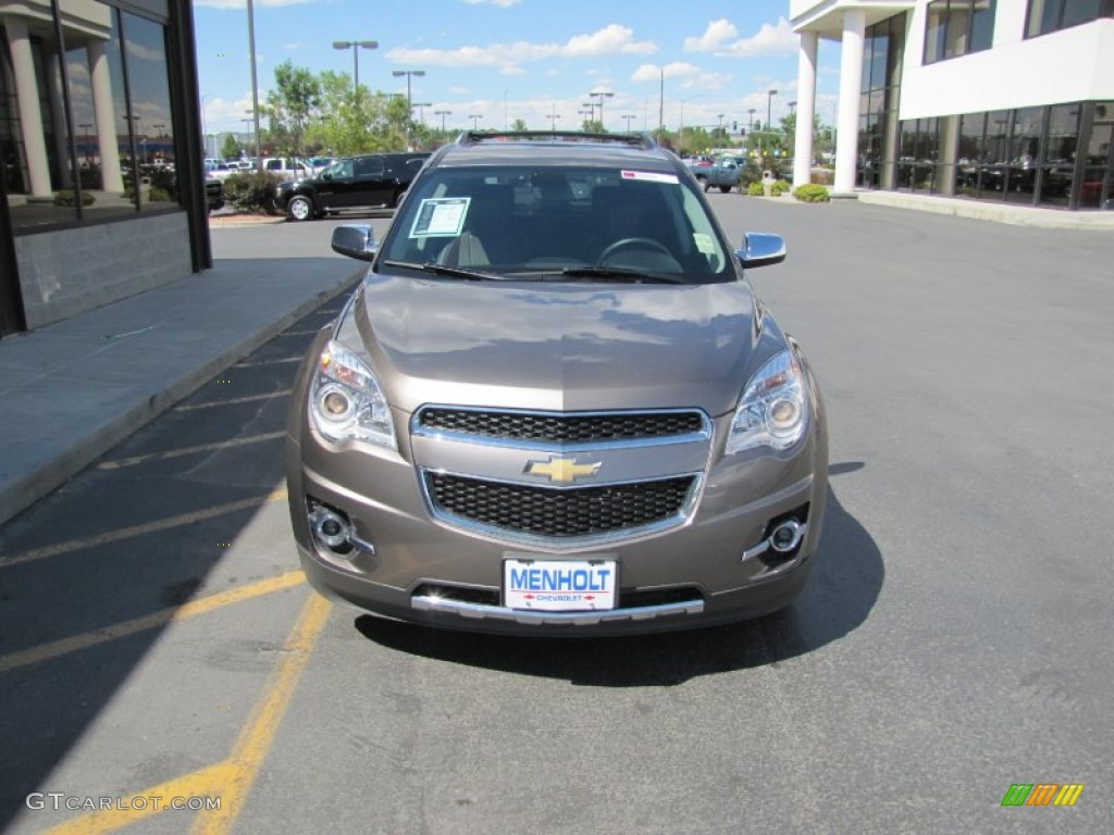 2010 Equinox LTZ AWD - Mocha Steel Metallic / Jet Black/Brownstone photo #36