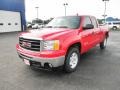 2011 Fire Red GMC Sierra 1500 SLE Extended Cab  photo #3