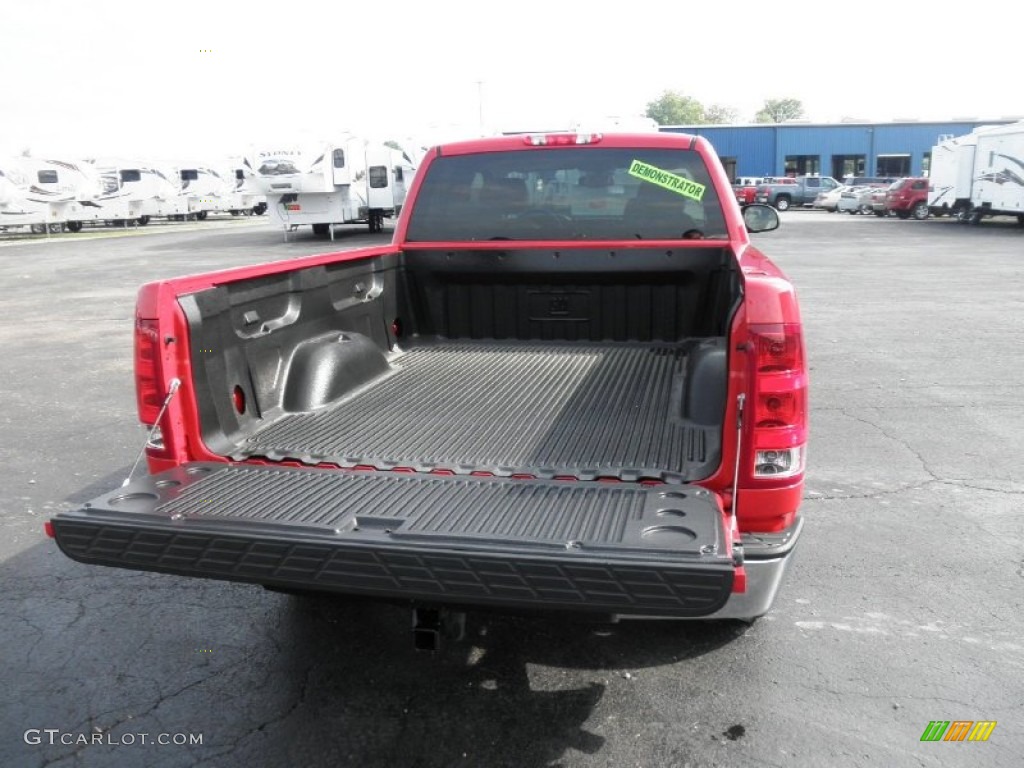 2011 Sierra 1500 SLE Extended Cab - Fire Red / Ebony/Light Cashmere photo #14