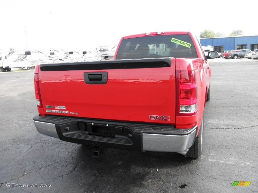 2011 Sierra 1500 SLE Extended Cab - Fire Red / Ebony/Light Cashmere photo #15