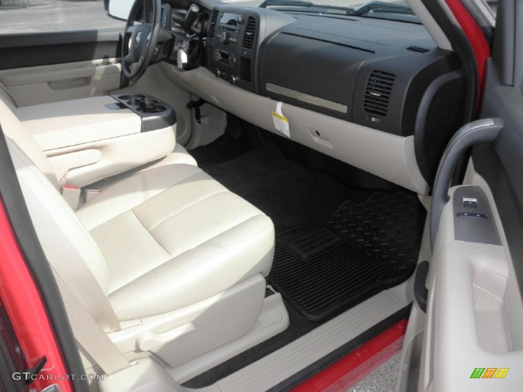 2011 Sierra 1500 SLE Extended Cab - Fire Red / Ebony/Light Cashmere photo #17