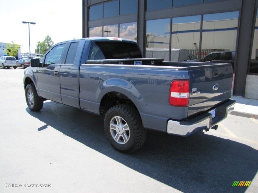 2006 F150 XLT SuperCab 4x4 - Medium Wedgewood Blue Metallic / Medium/Dark Flint photo #27