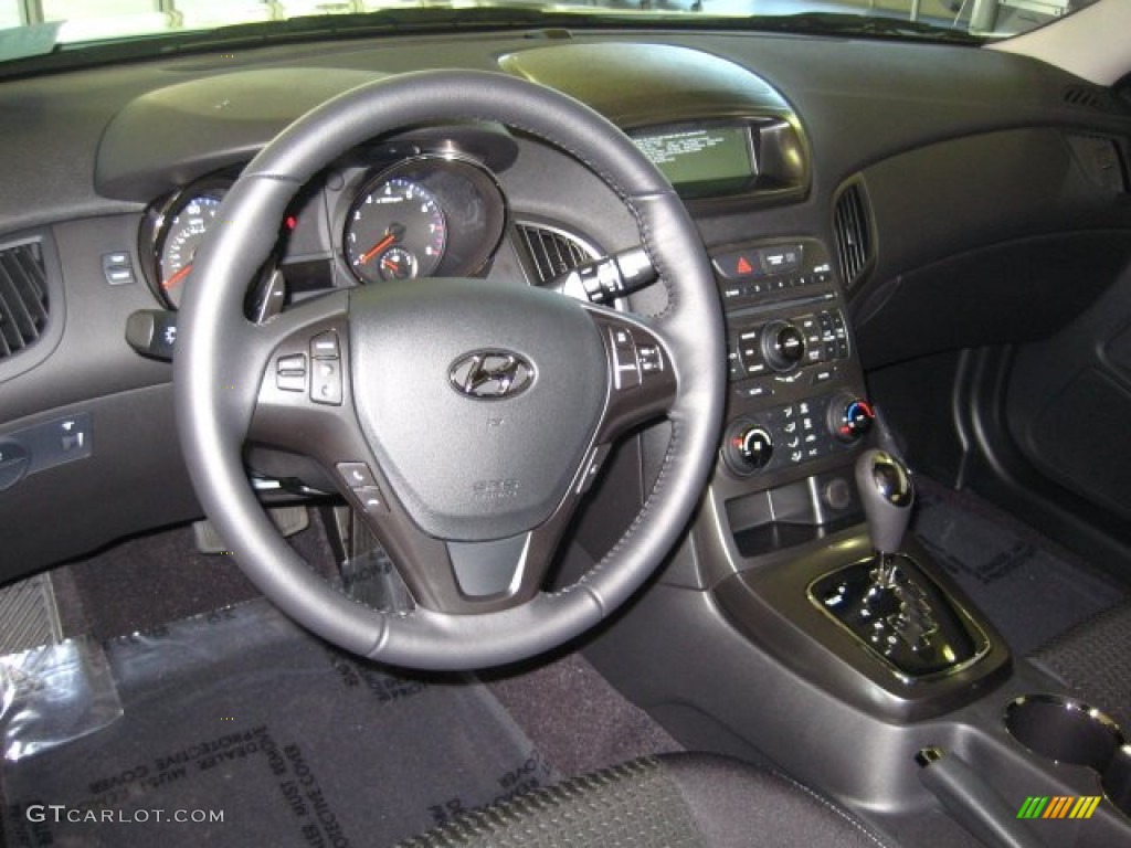 2012 Hyundai Genesis Coupe 2.0T Black Cloth Dashboard Photo #52582019