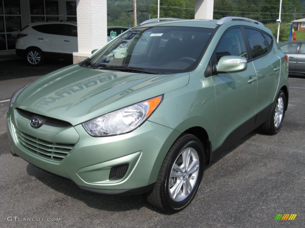 Kiwi Green 2012 Hyundai Tucson GLS Exterior Photo #52583210