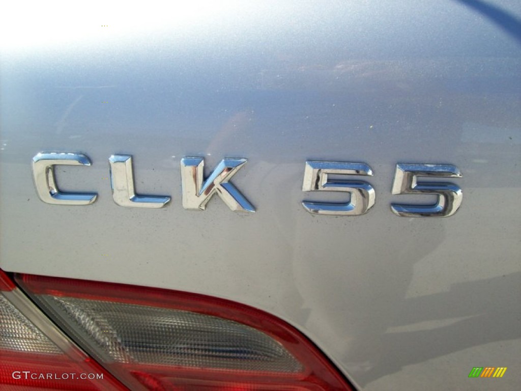 2002 CLK 55 AMG Cabriolet - Brilliant Silver Metallic / Charcoal photo #17