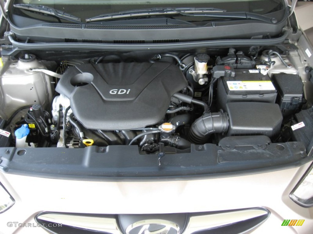 2012 Hyundai Accent GLS 4 Door 1.6 Liter GDI DOHC 16-Valve D-CVVT 4 Cylinder Engine Photo #52583672