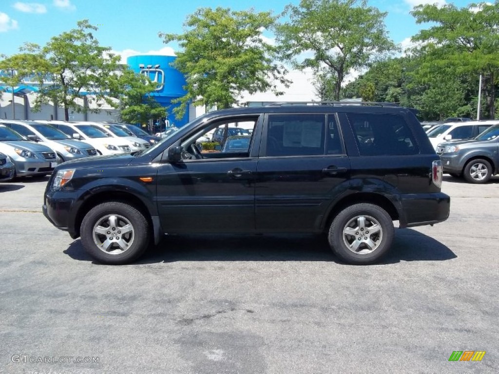 2007 Pilot EX 4WD - Formal Black / Gray photo #1