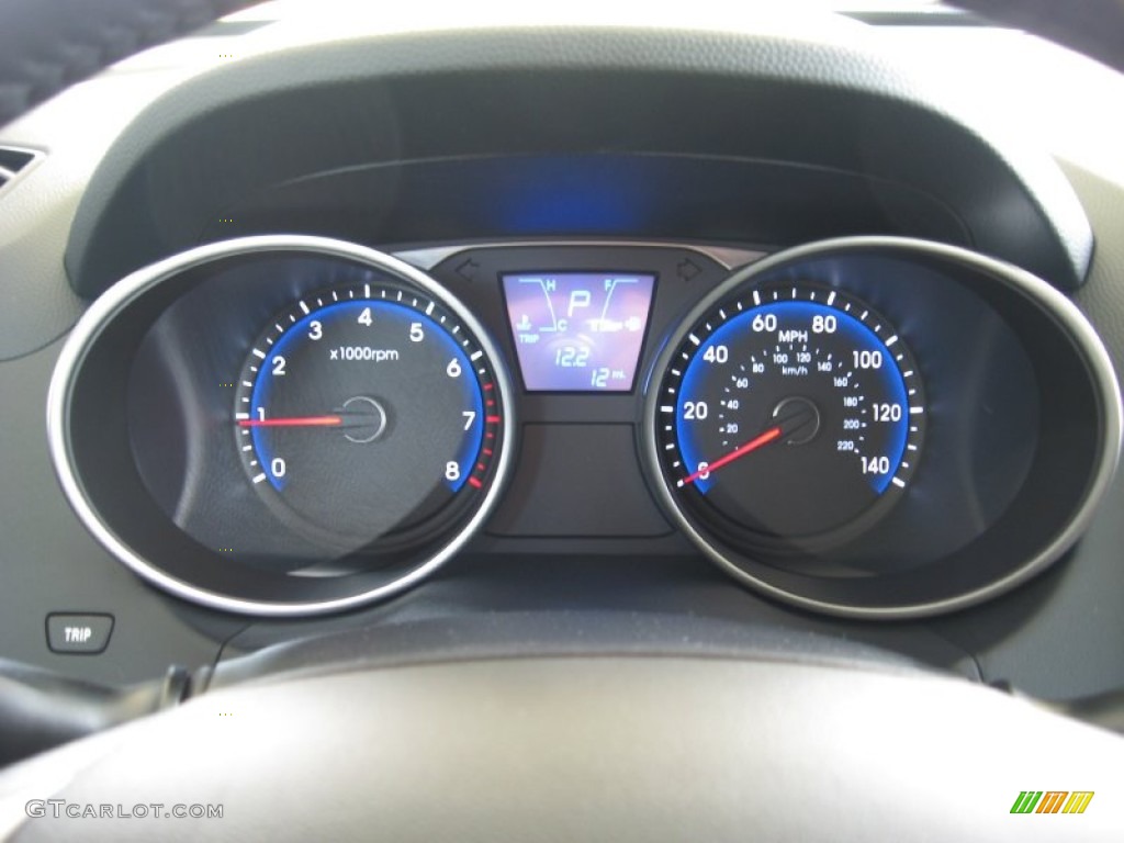 2012 Hyundai Tucson GLS Gauges Photo #52584356