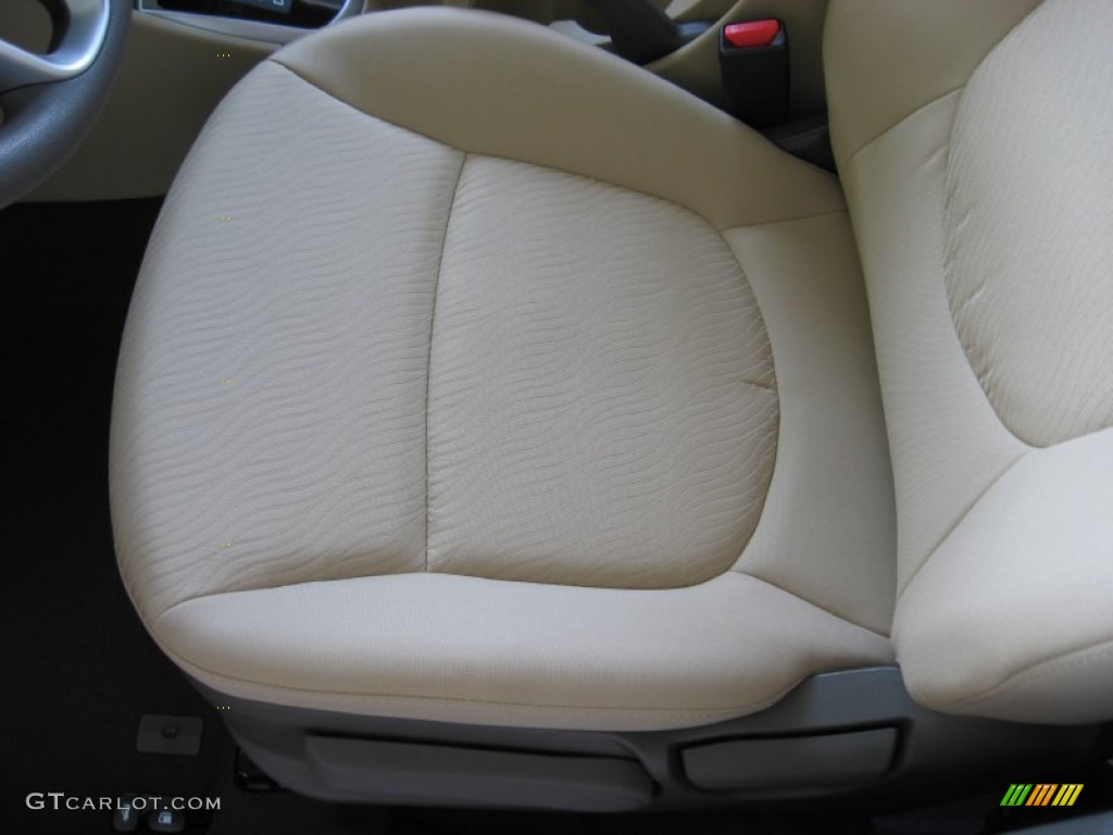 Beige Interior 2012 Hyundai Accent GLS 4 Door Photo #52584563