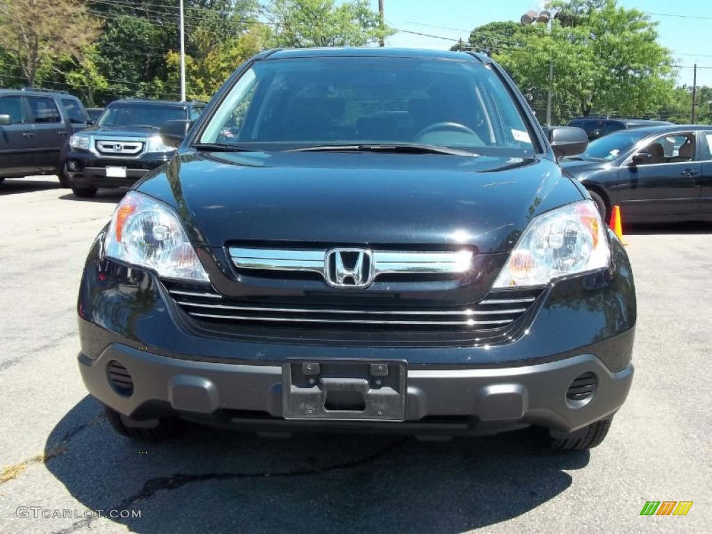 2009 CR-V EX 4WD - Crystal Black Pearl / Black photo #3