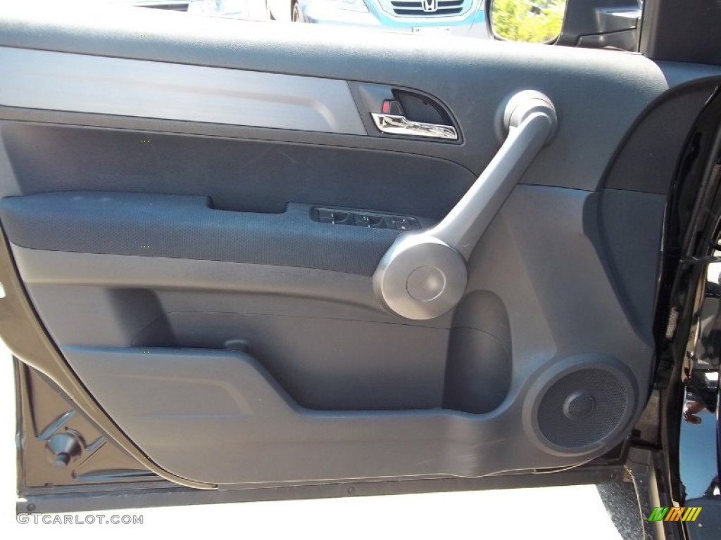 2009 CR-V EX 4WD - Crystal Black Pearl / Black photo #8
