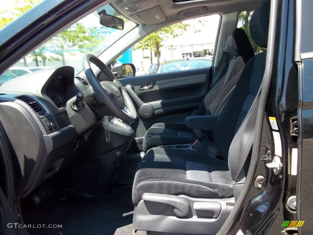 2009 CR-V EX 4WD - Crystal Black Pearl / Black photo #10