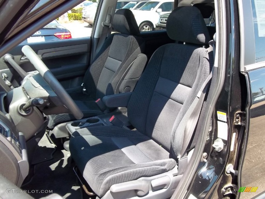 2009 CR-V EX 4WD - Crystal Black Pearl / Black photo #11