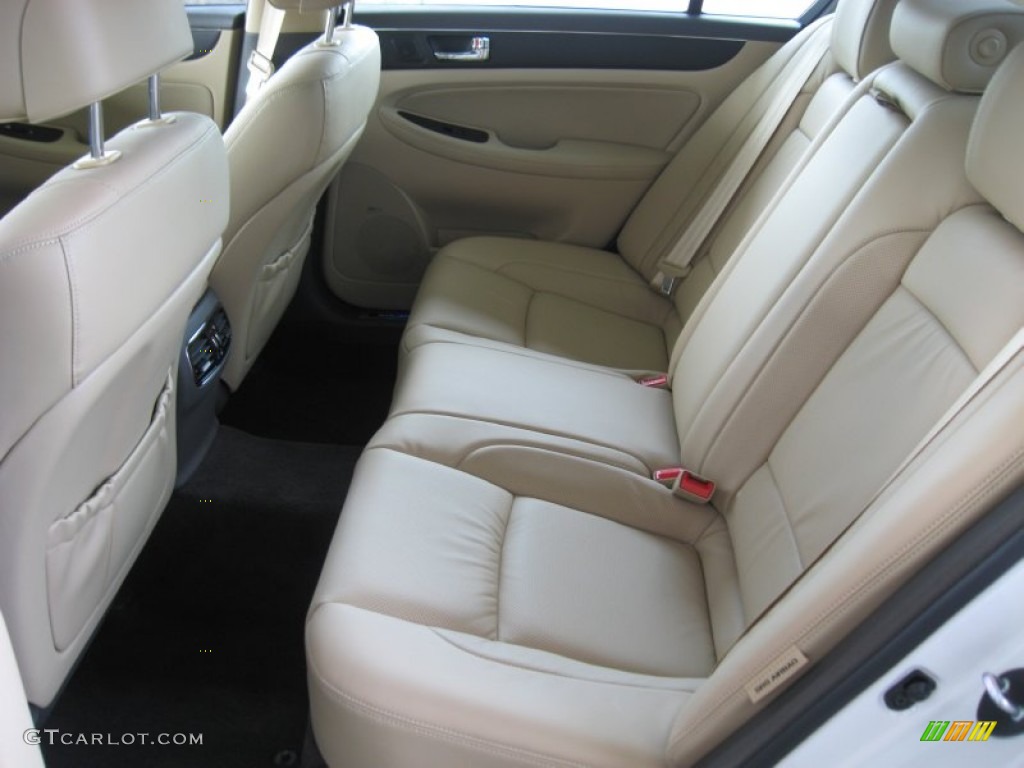 Cashmere Interior 2011 Hyundai Genesis 4.6 Sedan Photo #52585322