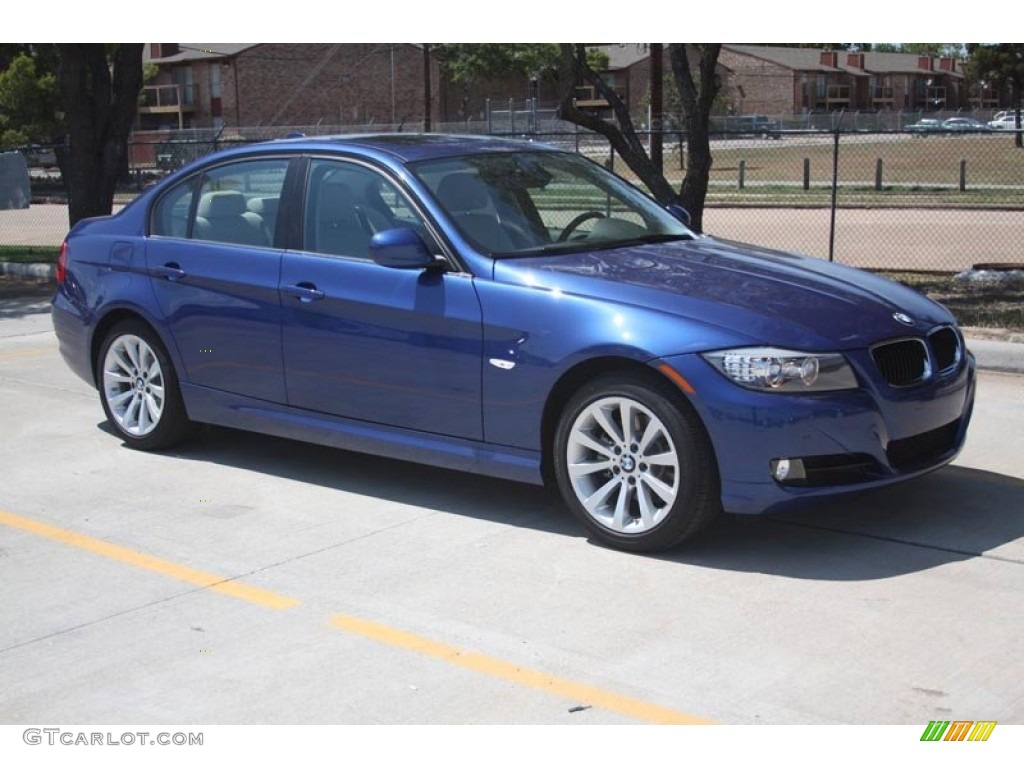2011 3 Series 328i Sedan - Montego Blue Metallic / Oyster/Black Dakota Leather photo #8