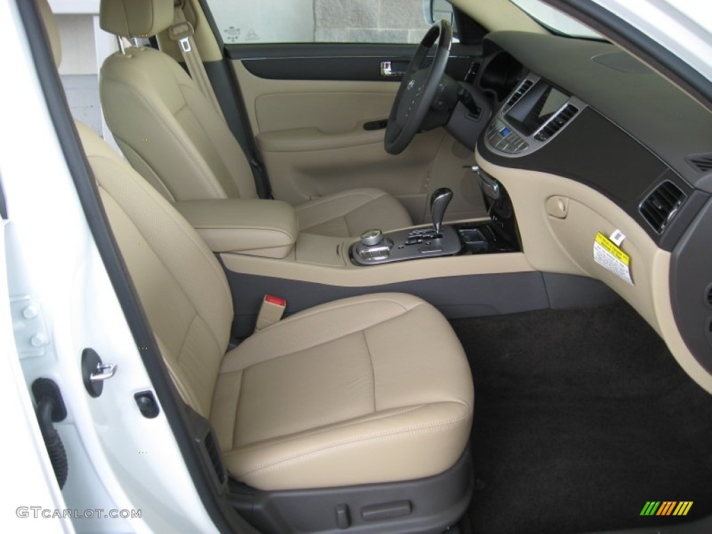 Cashmere Interior 2011 Hyundai Genesis 4.6 Sedan Photo #52585367