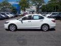 2009 White Diamond Pearl Honda Accord EX-L V6 Sedan  photo #1