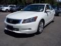 2009 White Diamond Pearl Honda Accord EX-L V6 Sedan  photo #4