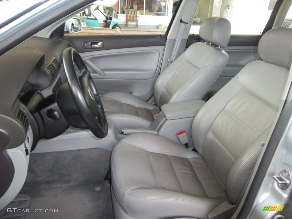 Grey Interior 2002 Volkswagen Passat GLS Wagon Photo #52587176