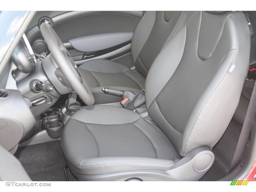 Carbon Black Interior 2012 Mini Cooper Hardtop Photo #52587248