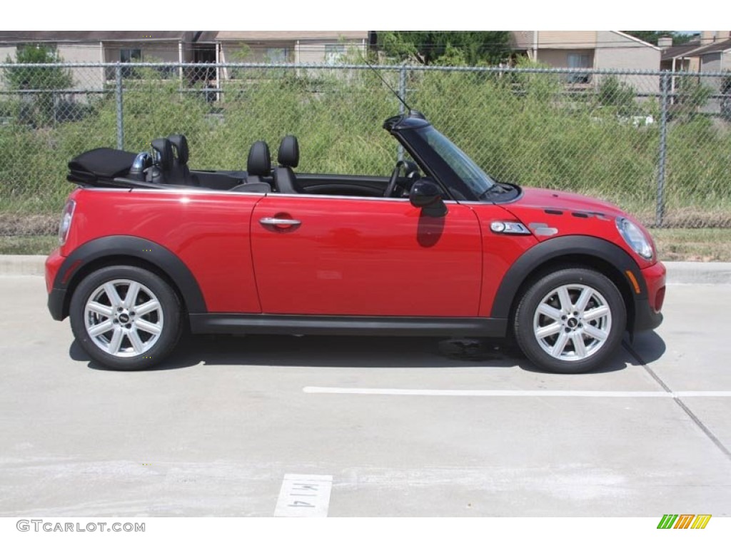Chili Red 2012 Mini Cooper S Convertible Exterior Photo #52587596