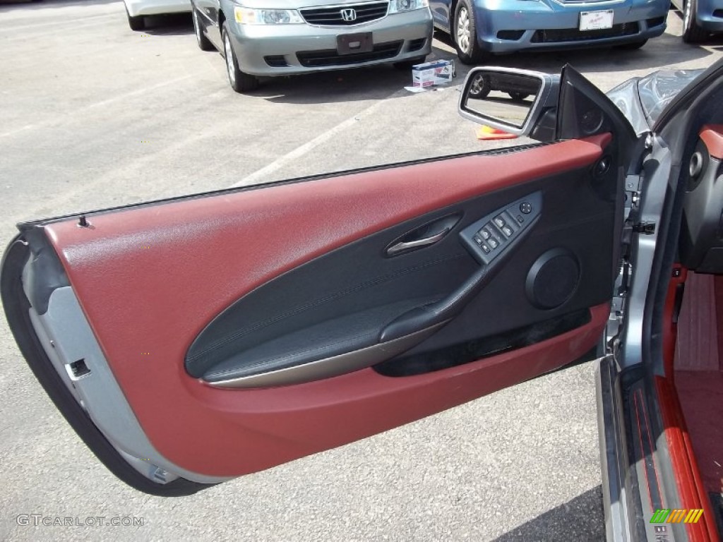 2006 BMW 6 Series 650i Convertible Chateau Red Door Panel Photo #52587755