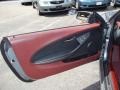 2006 BMW 6 Series Chateau Red Interior Door Panel Photo