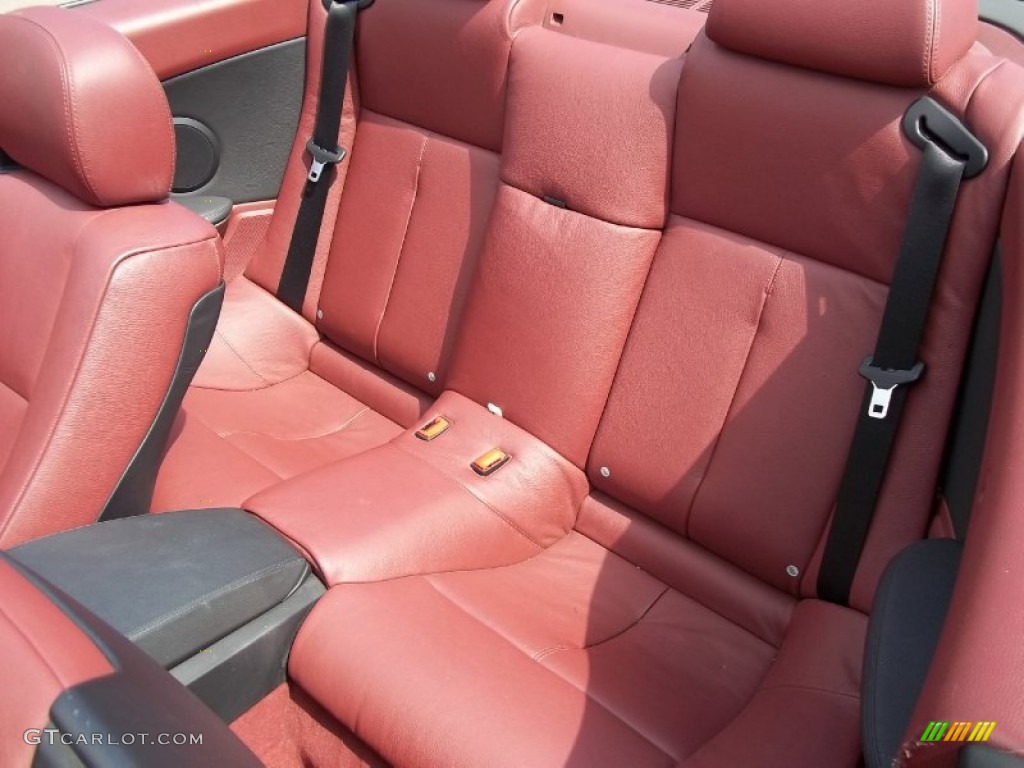 Chateau Red Interior 2006 BMW 6 Series 650i Convertible Photo #52587860
