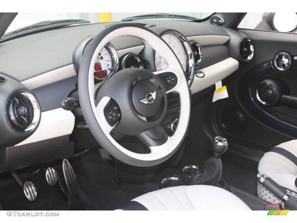 Mini Yours Soda Satellite Gray Interior 2012 Mini Cooper S Hardtop Photo #52587968