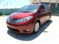 2011 Salsa Red Pearl Toyota Sienna Limited  photo #7