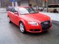 2008 Brilliant Red Audi A4 2.0T quattro S-Line Sedan  photo #2